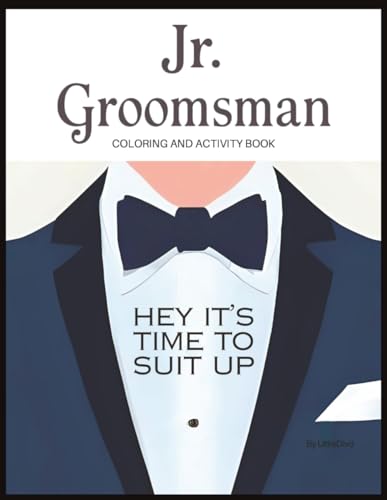 Jr Groomsman: Activity and Coloring Book image 2