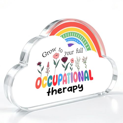 Mental Health Occupational Therapy Office Decor Therapist Office Decoration Mental Therapist Gifts School Counselor Gifts for Women Psychology Gift Counseling Therapy Office Acrylic Desk Decor