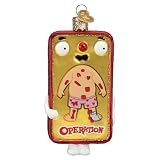 Old World Christmas Operation Glass Blown Ornament for Christmas Tree, Handcrafted Holiday Decoration, Hasbro Games Collection