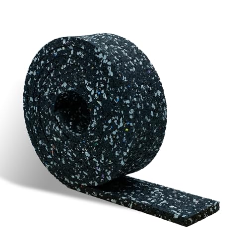 CCLIFE Terrassenpads Rolle 2m Bautenschutzmatte Gummigranulat 50x8mm Wasserdicht Rutschfest Stoßfest Geräuschdämpfend