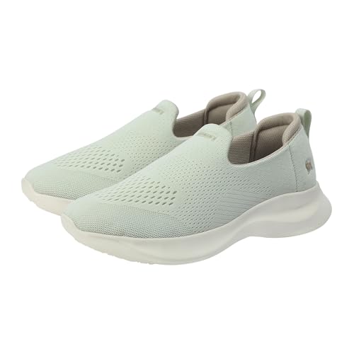 Image of Neeman's Knit Lite Slip Ons for Women | Lightweight Breathable Knit Slip-On Sneakers | Cushioned EVA Sole | Soft Stretch Upper | Comfortable Casual, Office & Walking Shoes