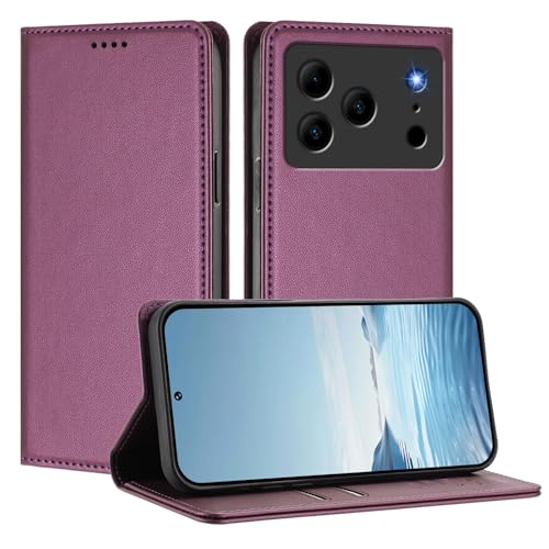 �X�}�z�P�[�X �Ή��@�� for Doogee Note 56 (Pro) / Note 56 Plus �yRFID�Ւf�@�\�z�y�J�[�h�z���_�[�t���}�O�l�b�g�J���t���b�v�X�^���h�z�X�}�z�P�[�X Violet