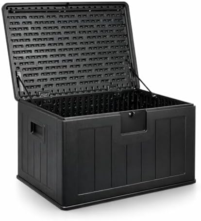 205L Multi-Purpose Waterproof Resin Outdoor Storage Chest | Weath...