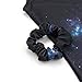 JESKIDS Leotards for Girls Gymnastics with Shorts Dance Biketards Tumbling Matching Hair Scrunchie Black Cosmic 6-7 Years