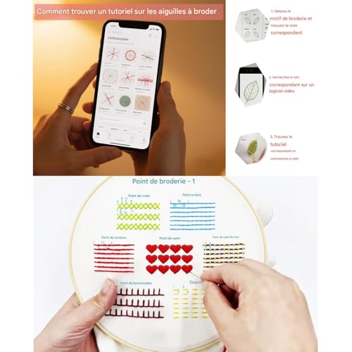 Kit de bordado para principiantes que soluciona el aprendizaje textil con su guía práctica 7