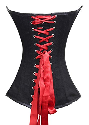 luvsecretlingerie Heavy Duty 26 Double Steel Boned Waist Training Overbust Tight Shaper Corset #99744