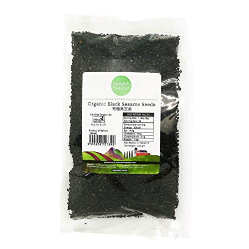 Simply Natural Organic Black Sesame Seeds 200g