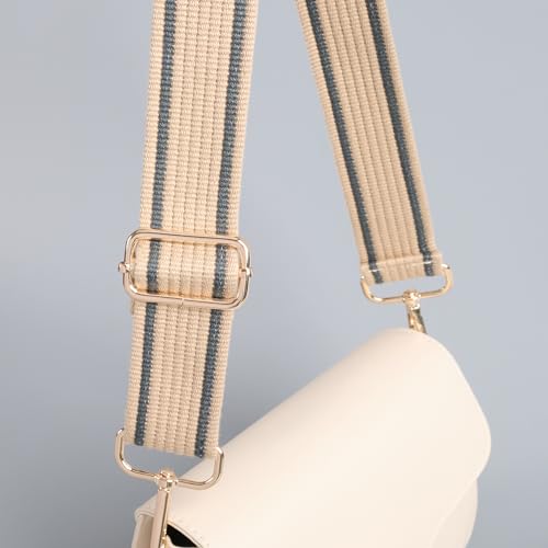 Image of chushui Woven Stripe Purse Straps,Replacement Crossbody Wide Shoulder Adjustable Strap for Bag Handbags