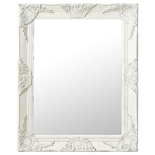 Espejos Decorativos de Pared Blanco Barroco Marca Eleganz