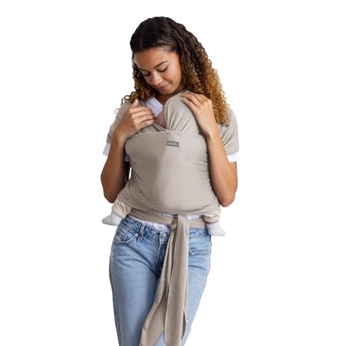 Moby Basics Baby Wrap Carrier for Newborns to Toddlers (8-33lbs),...