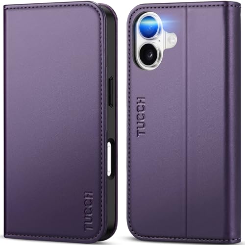 Étui pour iPhone 17 6,3-Pouces 5G Protection Intégrale Clapet TPU Violet