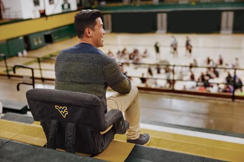 Image of NCAA West Virginia Mountaineers Ventura Portable Reclining Seat, Black