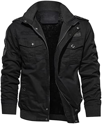 JMSUN Jaqueta masculina casaco de outono e de inverno camuflagem ...