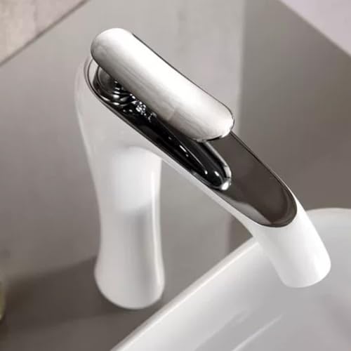 Robinet d'évier JRUIA haut de gamme avec finition laquée et chrome - 6