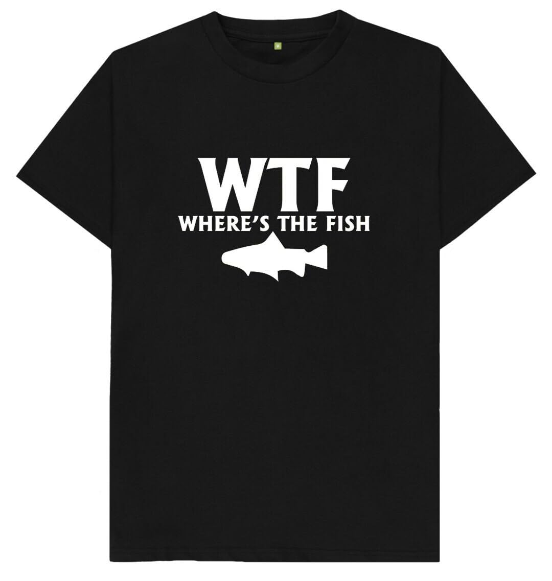 WTF Wheres The Fish Adults Kids Shirt Tee T Shirt Tshirt