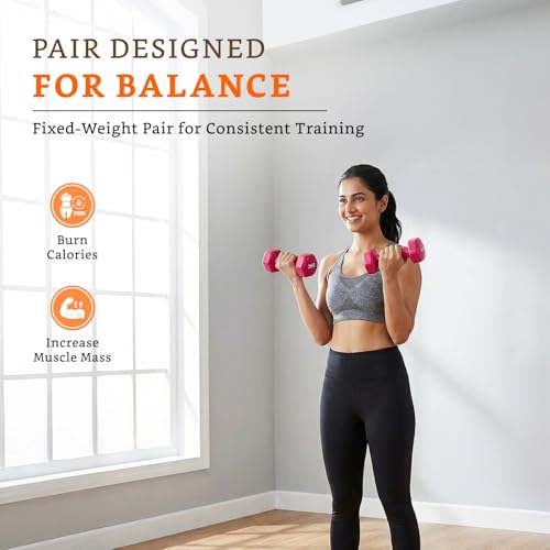 Image of Amazon Brand - Solimo Vinyl Dumbbell