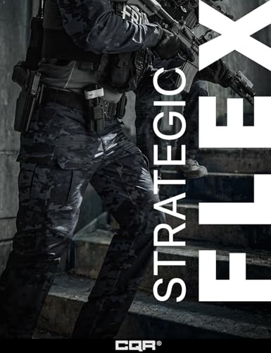 Image of CQR Men's Flex Ripstop Tactical Pants, Water Resistant Stretch Cargo Pants, Lightweight EDC Hiking Work Pants