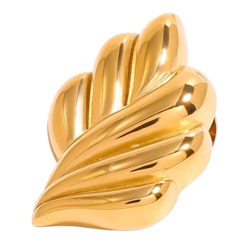 Épingles de col pour dames pour fixer vos cols de chemise rebelles lot de 2 broches feuille en métal