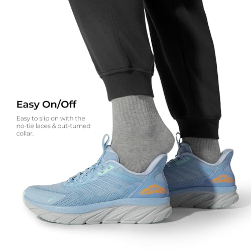 Image of ALLSWIFIT Mens Slip On Walking Shoes Running Sneakers | Comfortable, Tennis, Breathable, Non Slip, Cushion, Lightweight, Athletic, Gym, Workout, Cross Training, Fashion