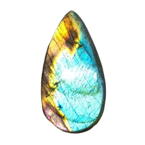 Cabochon labradorite naturelle 45x24mm pour réussir vos sertissages de pendentifs