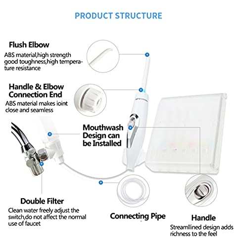 Flosser oral et irrigation eau contre la plaque dentaire - 6