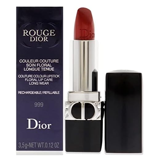 Christian Dior Rouge Dior Couture Lipstick - 999 Metalic Lipstick (Refillable) Women 0.12 oz
