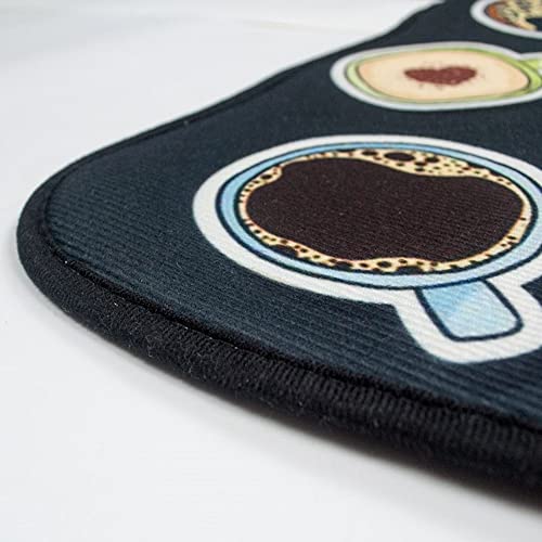 Image of HomeCloud Rubber 6mm Fruit Printed Thick Anti Slip, Washable, Big Size, Printed, Designer Folding Kitchen Mat for Floor Home Bedroom -, Standard Size (40 x 120 cm 40 x 60 cm)