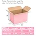 DEZIBOX Pink Shipping Boxes Small 6x4x4 Inches, 30 Pack Corrugated Cardboard Boxes for Packaging Small Business Mailing