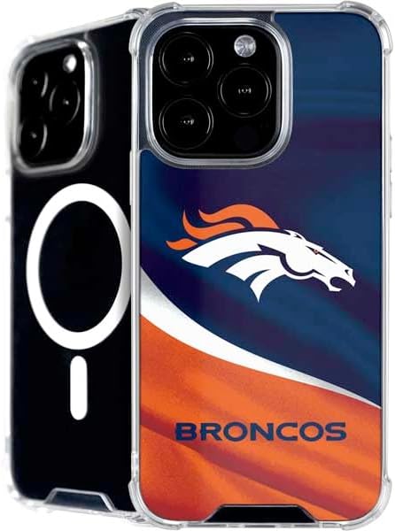 Skinit Phone Case Compatible with MagSafe iPhone 16 Pro Max - Officially Licensed NFL Denver Broncos Design