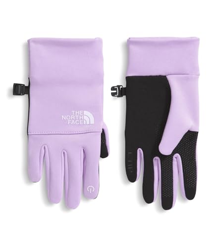 THE NORTH FACE Kids' Recycled Etip Glove | Touchscreen Compatible, Silicone Gripper Dots, Fleece Lining, Pairing Clip
