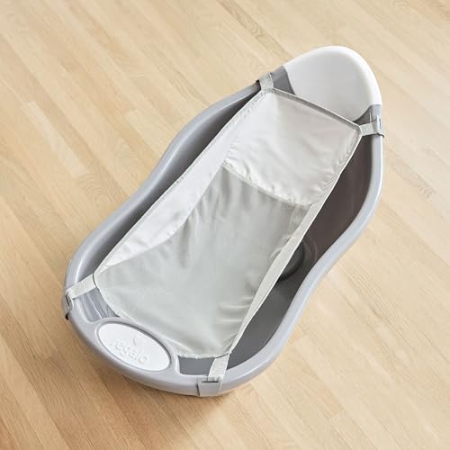 Regalo Baby Basics Infant Bath Tub with Air Mesh Sling, Adjustable Baby Bathtub for Newborn to Toddler, Baby Bath Seat Support, Easy Clean with Drying Hook