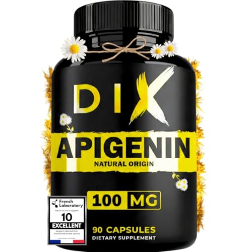 APIGENIN | 100% natürlich | Kamillenextrakt | Besserer Schlaf | Entspannung | Gemüsekapseln | Wohlbefinden | NAD+