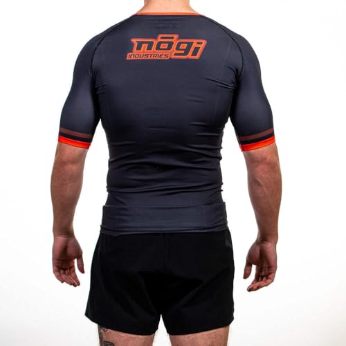 Nogi 7Four Short Sleeve Rank Rash Guard Black3