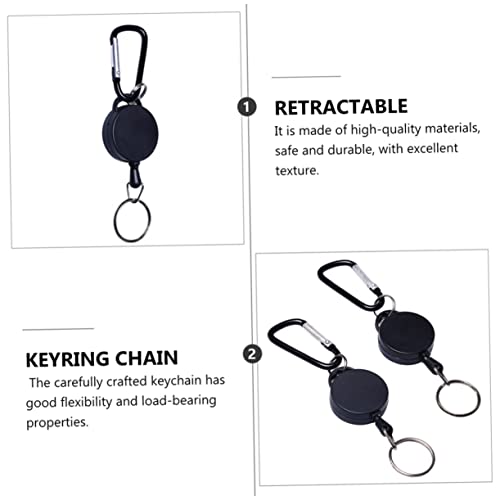 Gogogmee Porta-Chaves Retrátil 3 Peças Distintivo De Enfermeira Crachás Carretel De Crachá Retrátil