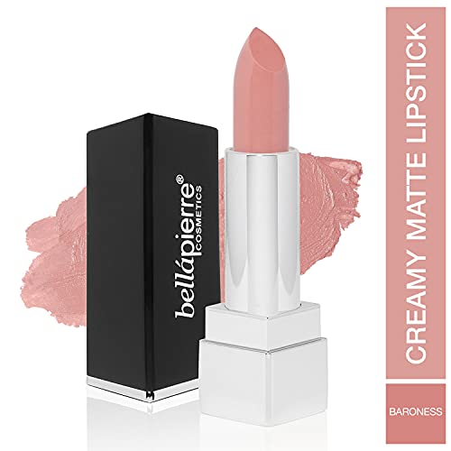 Bellapierre Mineral Lipstick | Richly Pigmented Mineral Lipstick | 100% Natural Formulation | Non-Toxic, Cruelty And Paraben Free | Sun Protection | Long Lasting Nourishing Color – Baroness #TOP1