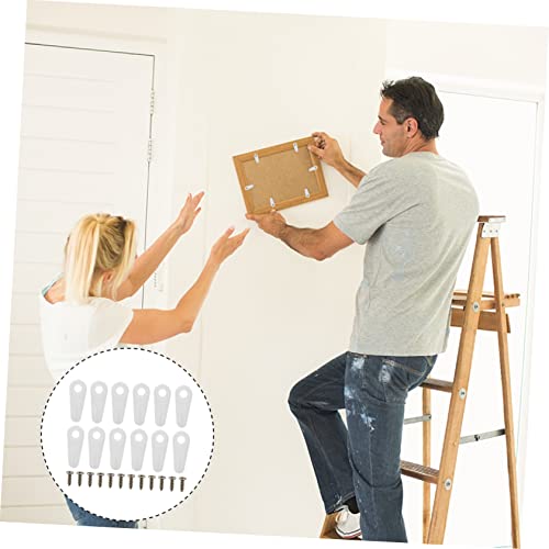 Image of OSALADI 3sets Drywall Picture Hangers Frame Hooks Photo Frame Hanging Buckles DIY Accessories 100pcs*3