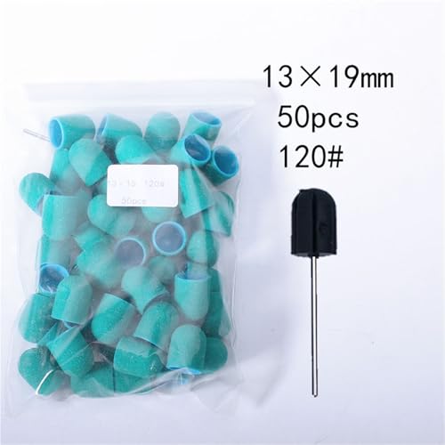 Manucure pédicure accessoire outil indispensable avec 50 bandes de ponçage vertes 120 - 7