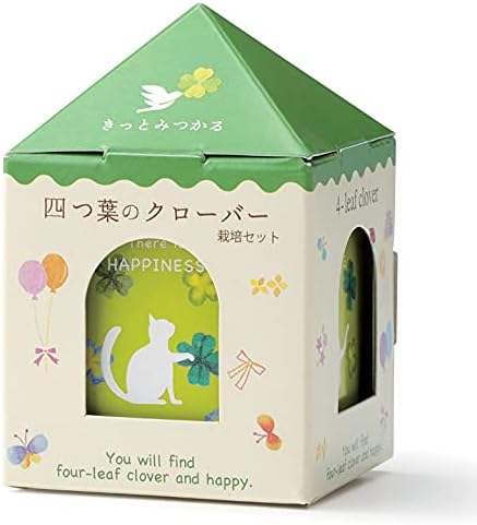 Amazon Co Jp プチグリーン 四つ葉のクローバー 栽培キット １個 ウェディング プチギフト サンキューギフト ホーム キッチン