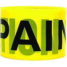 Trimaco Caution "WET PAINT" Plastic Banner Tape, 3-inch x 300-feet