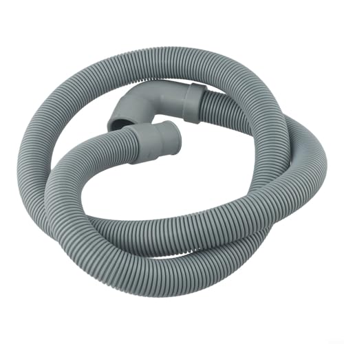 Honseadek Tubo di scarico flessibile da 1 oltre 15/2 m, tubo di prolunga per lavatrice, lavastoviglie, adattatore per tubo dell'acqua (1 m)