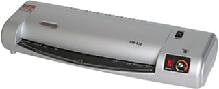 Tamerica SM330 Thermal Pouch Laminator; Rigid Plastic Components and High-impact Plastic Body; 3 to 5 Minute Preheat Time; 3-position Switch for Heater and Enhanced Motor Drive