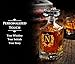 Personalized Whiskey Decanter Set, Customized Alcohol Gifts for whiskey Lovers, Unique Whiskey Gifts for Men, Dad, Uncle on Birthdays and Christmas