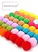 500 Pcs 1 Inch Pom Poms Arts and Crafts - Colorful Assorted Pompoms, Rainbow Puff Cotton Balls for Crafts Kids DIY Project Home Party Holiday Creative Decorations