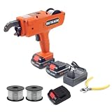 Mang Kunlun Legatrice Automatica per Ferri d'armatura, Macchina Portatile a Batteria 8-34mm-kit