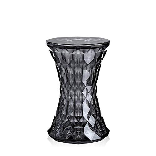 Kartell Stone tabouret transparent fumé