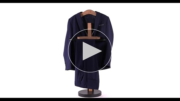 Relaxdays Valet Stand, For Shirts & Pants, Shelf For Accessories, Steel