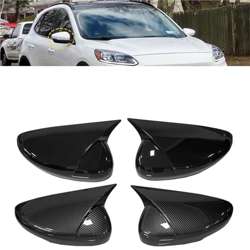 Cache rétroviseur aspect carbone résistant pour Ford Escape