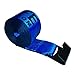 Tie 4 Safe 4 Inch x 30 Foot Blue Winch Straps with Black Flat Hook - Pack of 2