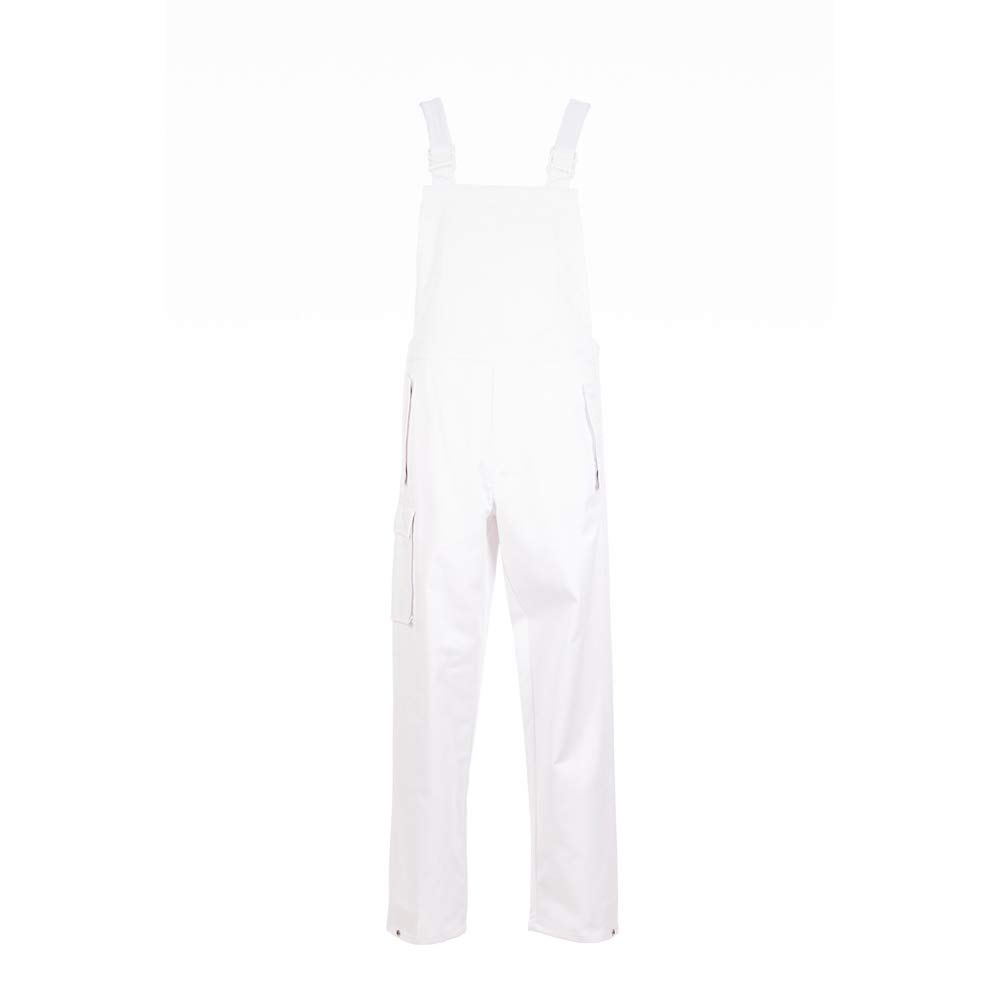 Planam 5340054 Salopette de Travail, Taille 54, Blanc
