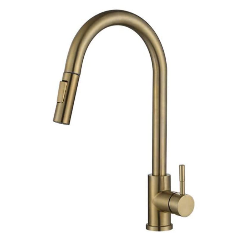 Robinet de cuisine tactile à capteur extractible avec mitigeur double sortie